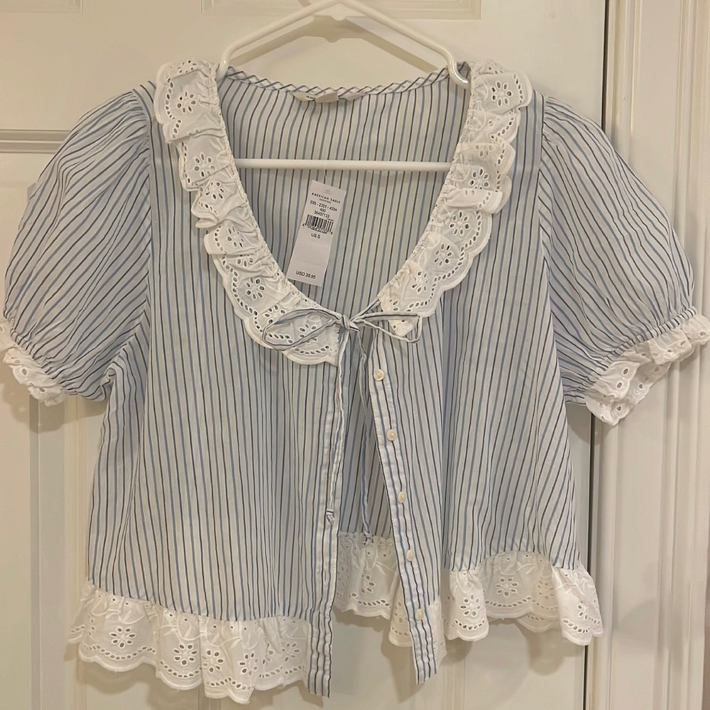 American eagle cute striped top